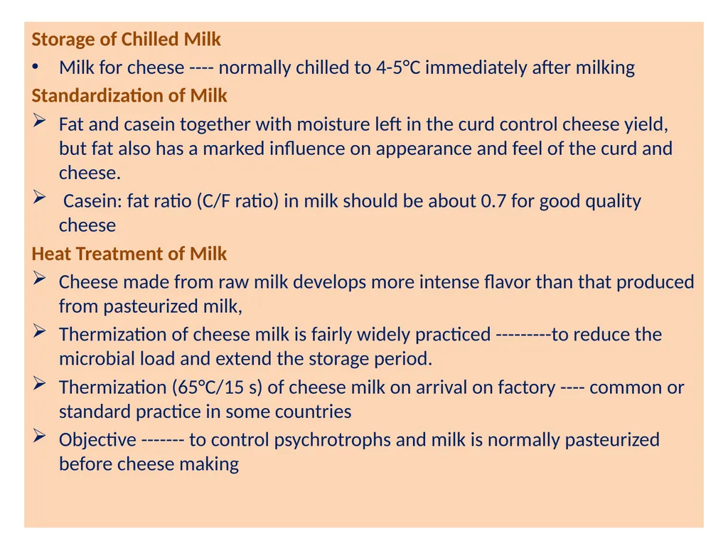 Cheese Technology Dr Sanjeev Kumar Associate - slide 10 of 16