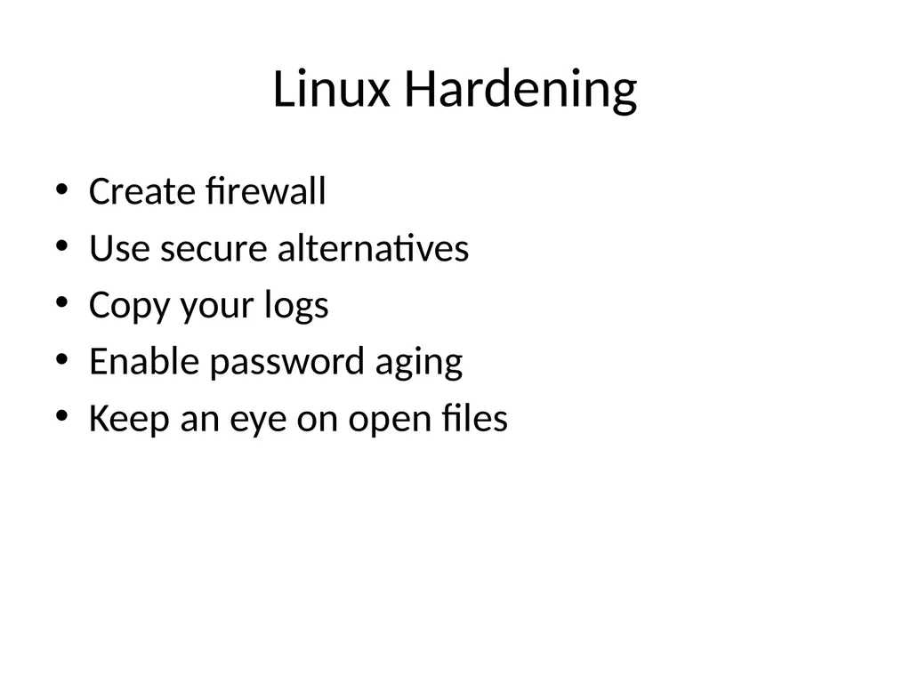 Chapter 6 Application Hardening Visit for more - slide 6 of 12