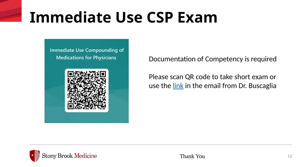 Immediate Use Compounding of Medications March - slide 12 of 13
