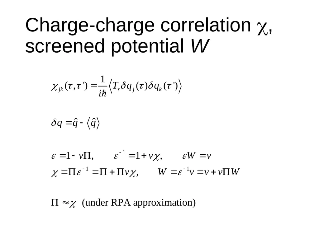 Week 6, Feynman’s diagrams, Hedin’s equations - slide 14 of 16