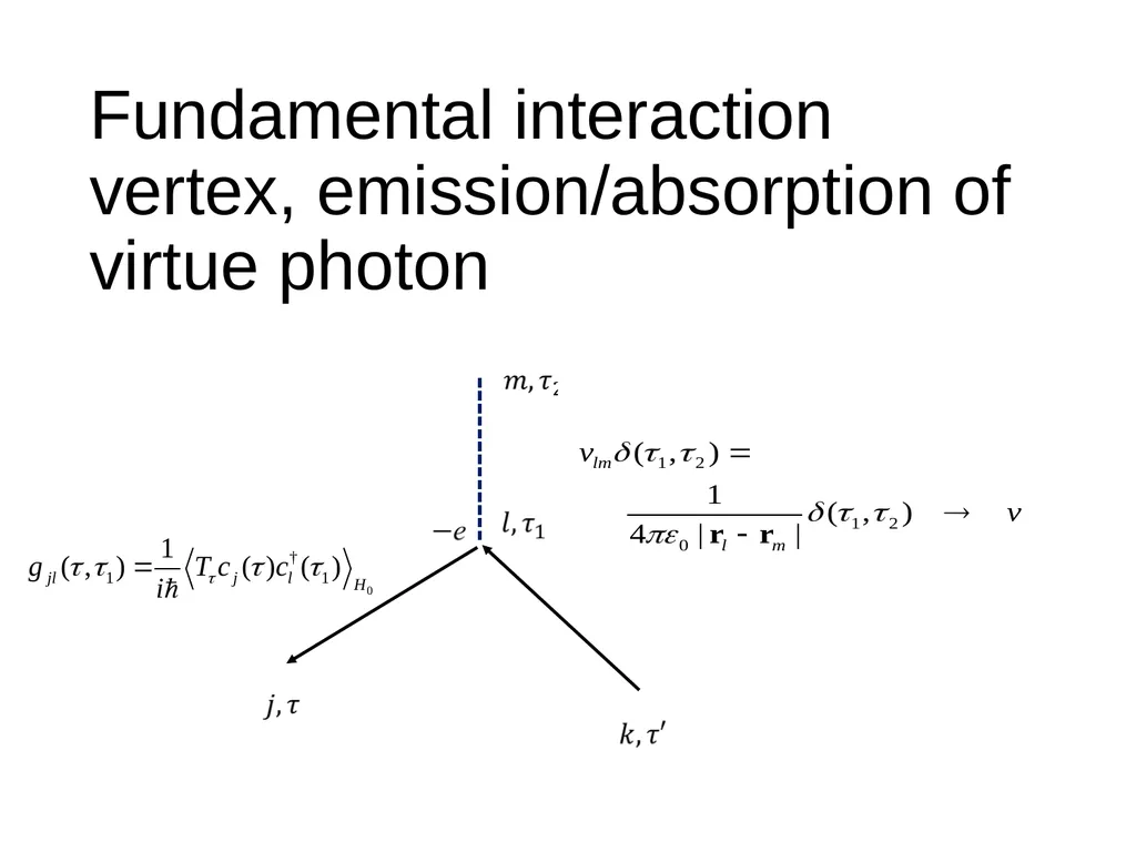 Week 6, Feynman’s diagrams, Hedin’s equations - slide 3 of 16