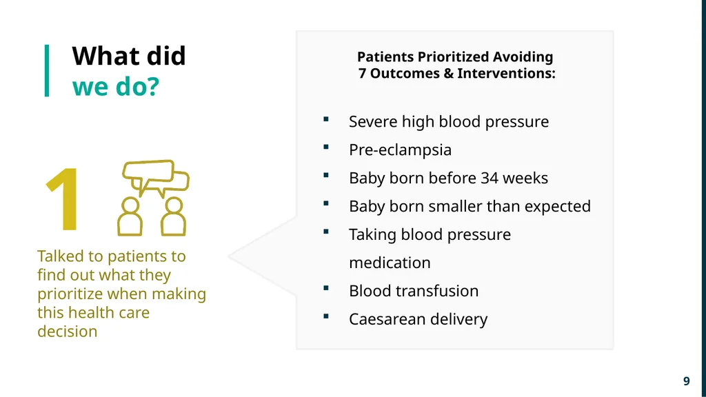 Integrating Patient Values into Clinical Trials - slide 9 of 19