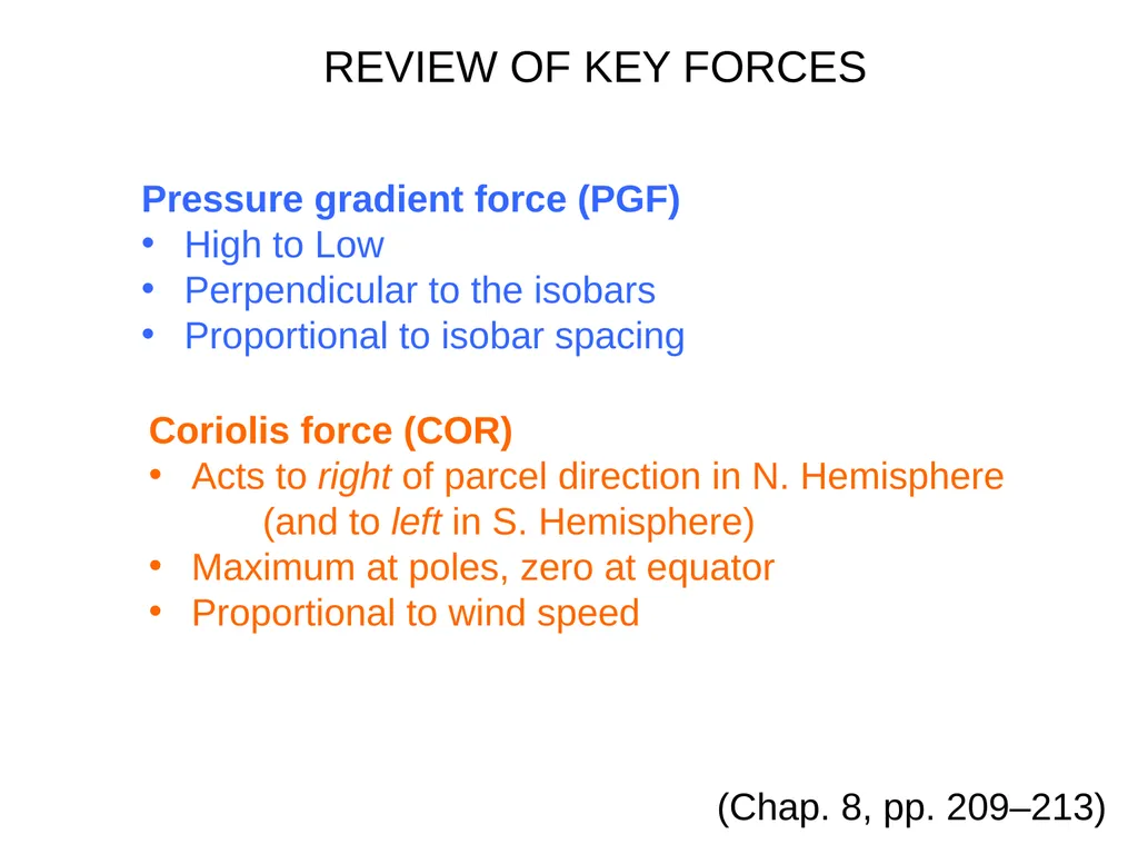 WIND Pressure Gradient Force (PGF) Causes air to - slide 19 of 20