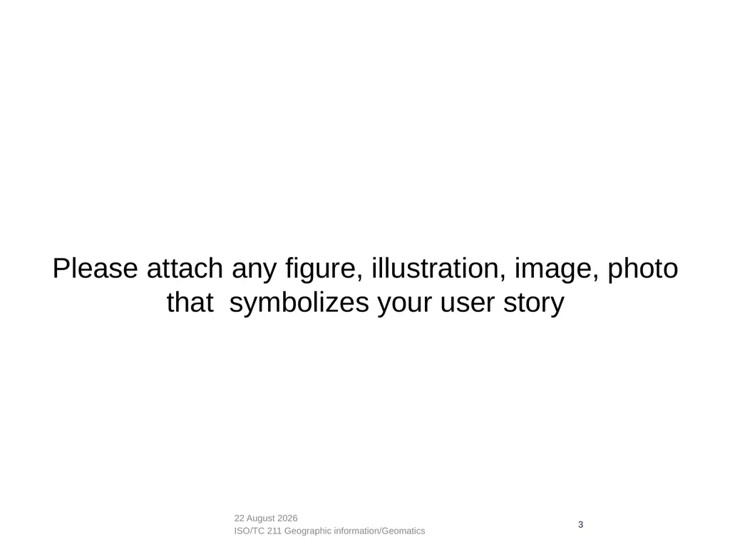 Template for ISO/TC 211 50th plenary anniversary - slide 3 of 3