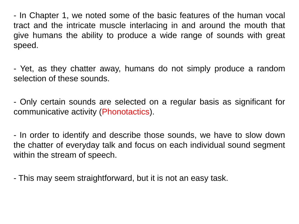 Chapter three The sounds of language (Phonetics) - slide 2 of 33