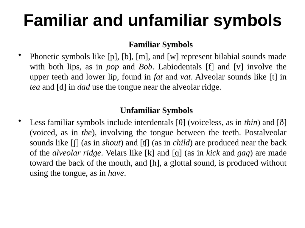 Chapter three The sounds of language (Phonetics) - slide 13 of 33