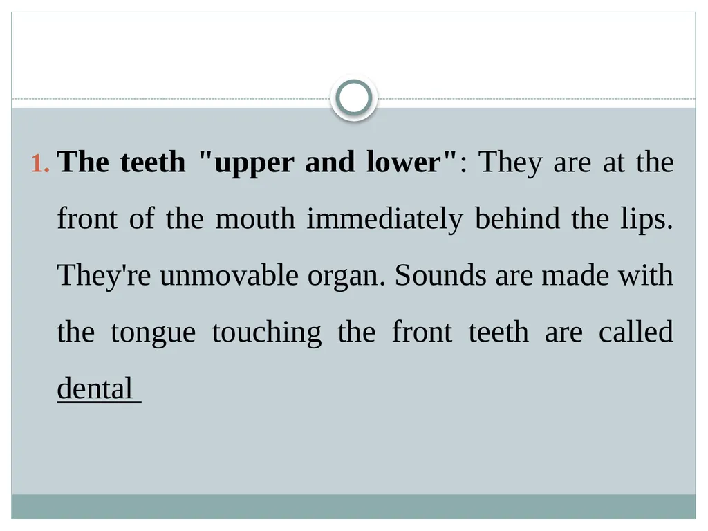 Phonetics&phonology :Second year (Lecture Two) - slide 7 of 13
