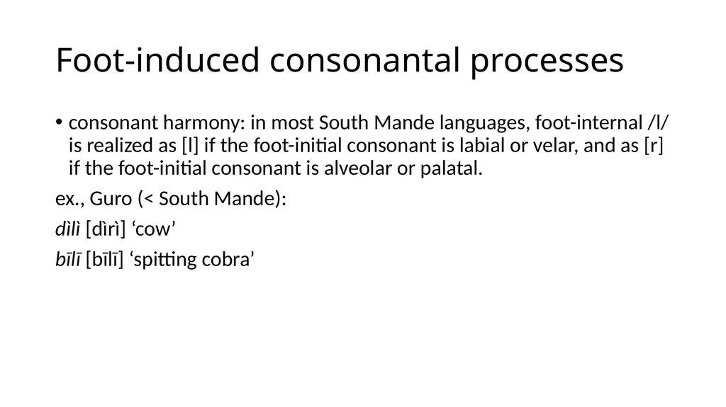 Prosodic foot: what is it and how is it relevant - slide 10 of 20