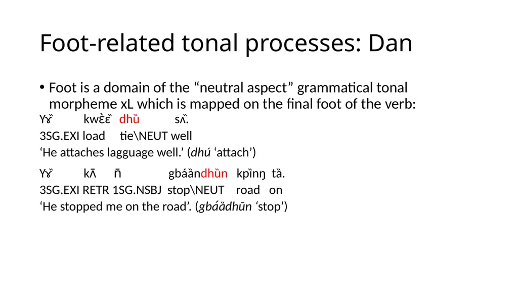 Prosodic foot: what is it and how is it relevant - slide 13 of 20