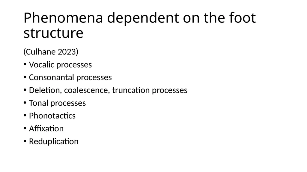 Prosodic foot: what is it and how is it relevant - slide 7 of 20