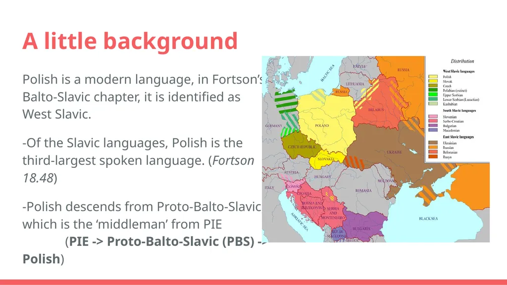 The Polish language and PIE Diacritics, - slide 2 of 13