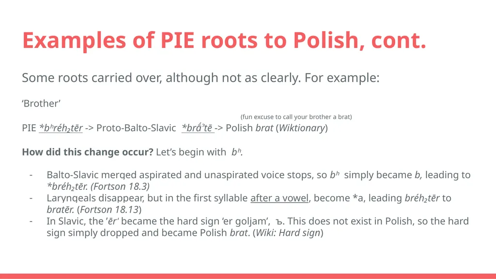 The Polish language and PIE Diacritics, - slide 9 of 13