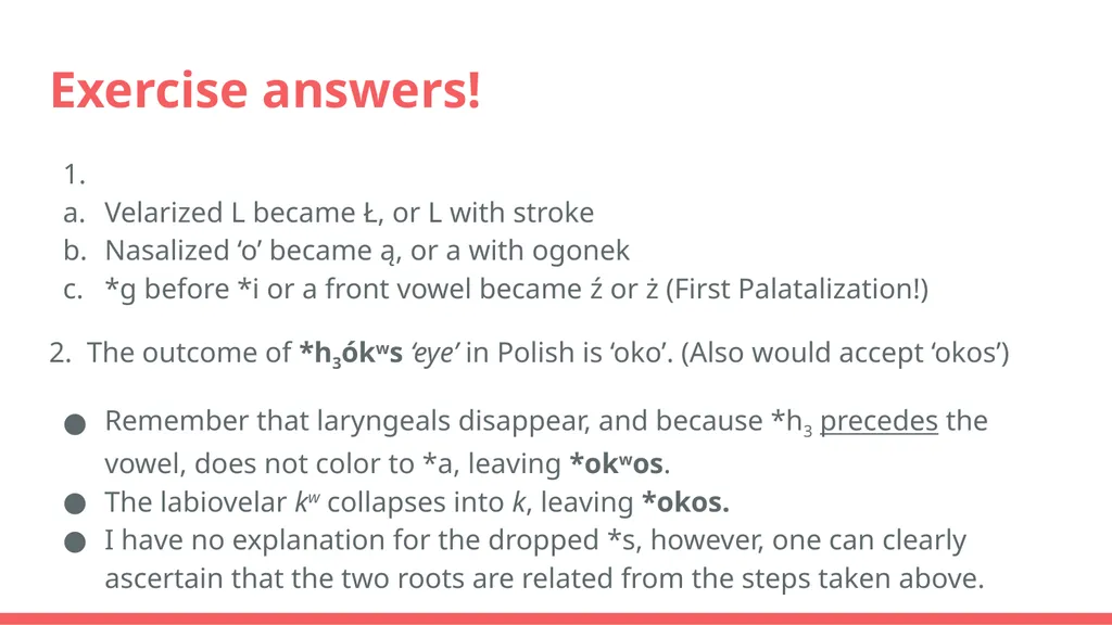 The Polish language and PIE Diacritics, - slide 11 of 13