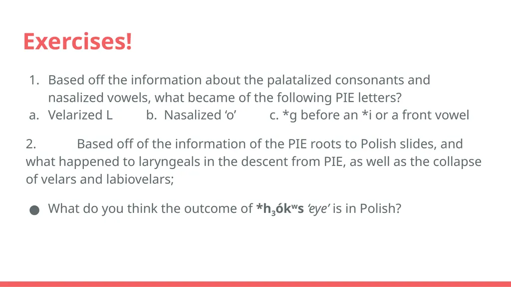 The Polish language and PIE Diacritics, - slide 10 of 13