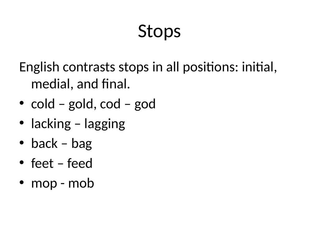 Differences between English and Danish - slide 5 of 15