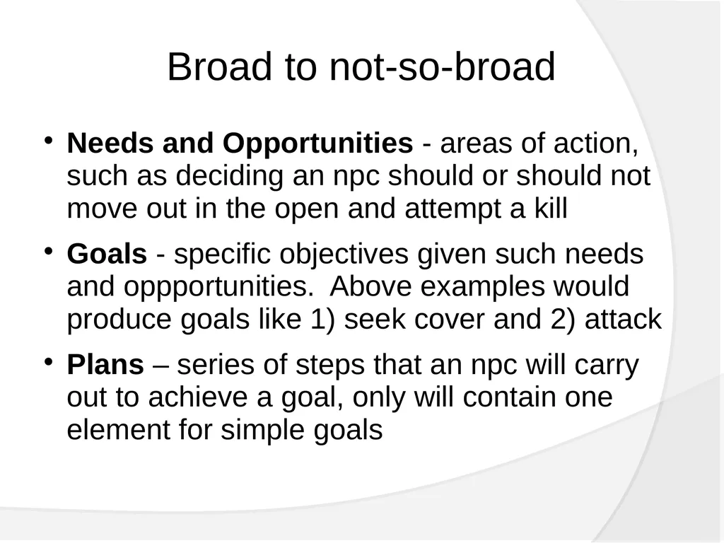 Achieving Gaming Goals What we will cover. - slide 4 of 36