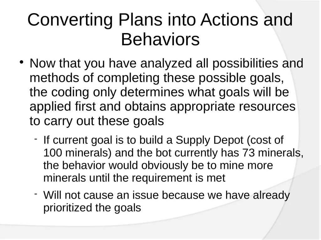 Achieving Gaming Goals What we will cover. - slide 10 of 36