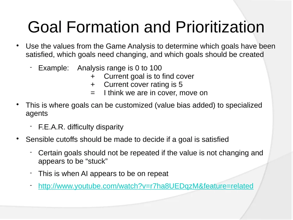 Achieving Gaming Goals What we will cover. - slide 6 of 36