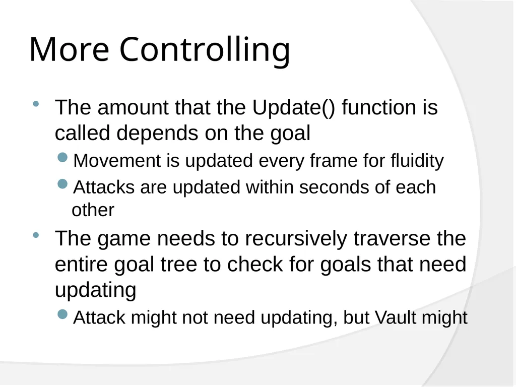 Achieving Gaming Goals What we will cover. - slide 24 of 36
