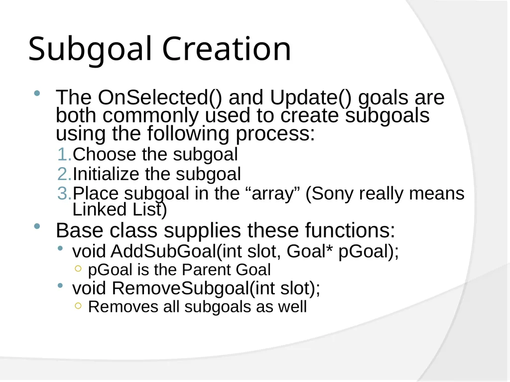Achieving Gaming Goals What we will cover. - slide 25 of 36