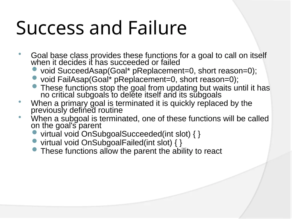 Achieving Gaming Goals What we will cover. - slide 27 of 36