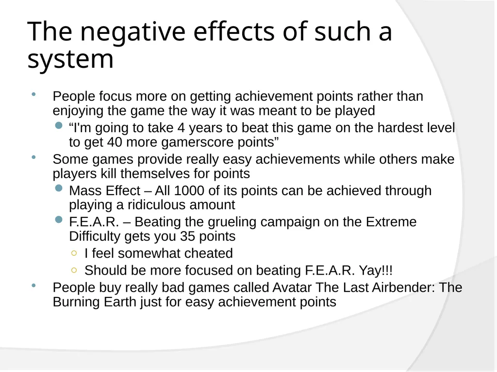 Achieving Gaming Goals What we will cover. - slide 29 of 36