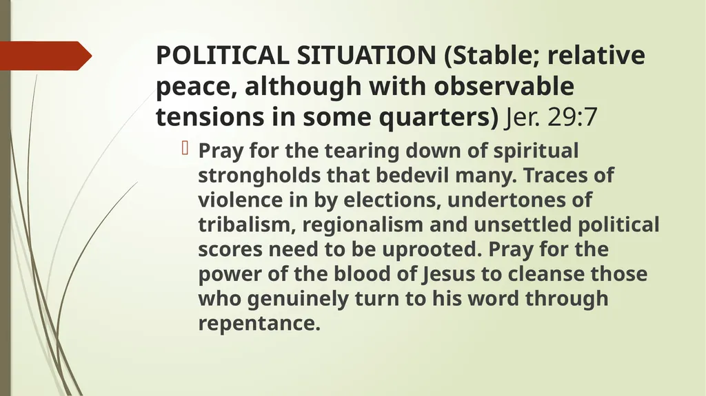 AFReG Prayer Connection Focus on Zambia Prayer - slide 21 of 27