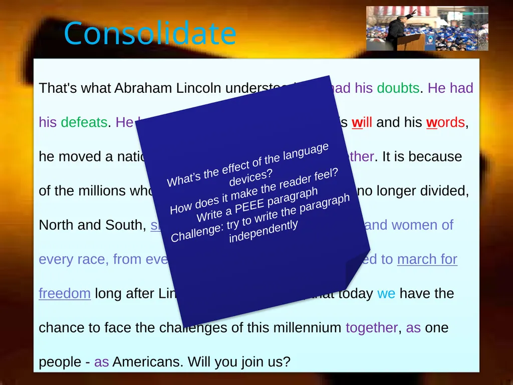Speeches and Powerful Devices Communicating and - slide 24 of 28