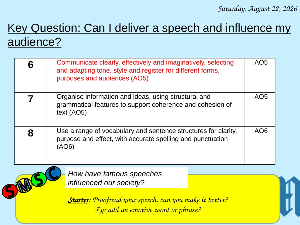 Speeches and Powerful Devices Communicating and - slide 25 of 28