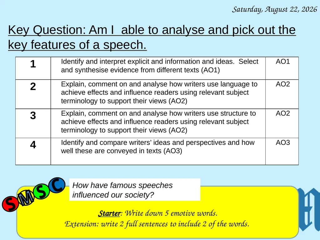 Speeches and Powerful Devices Communicating and - slide 20 of 28