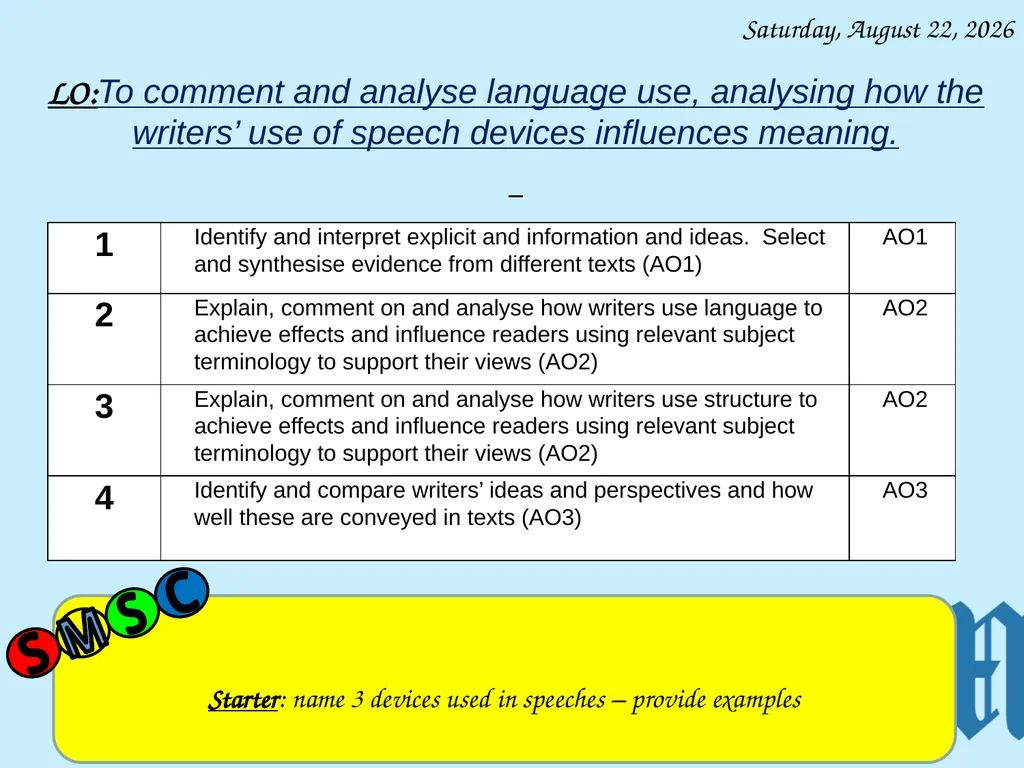 Speeches and Powerful Devices Communicating and - slide 16 of 28