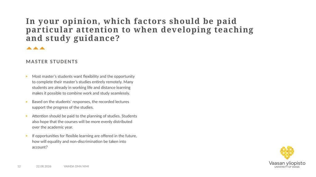 No compulsory questions, respondents have not - slide 12 of 15