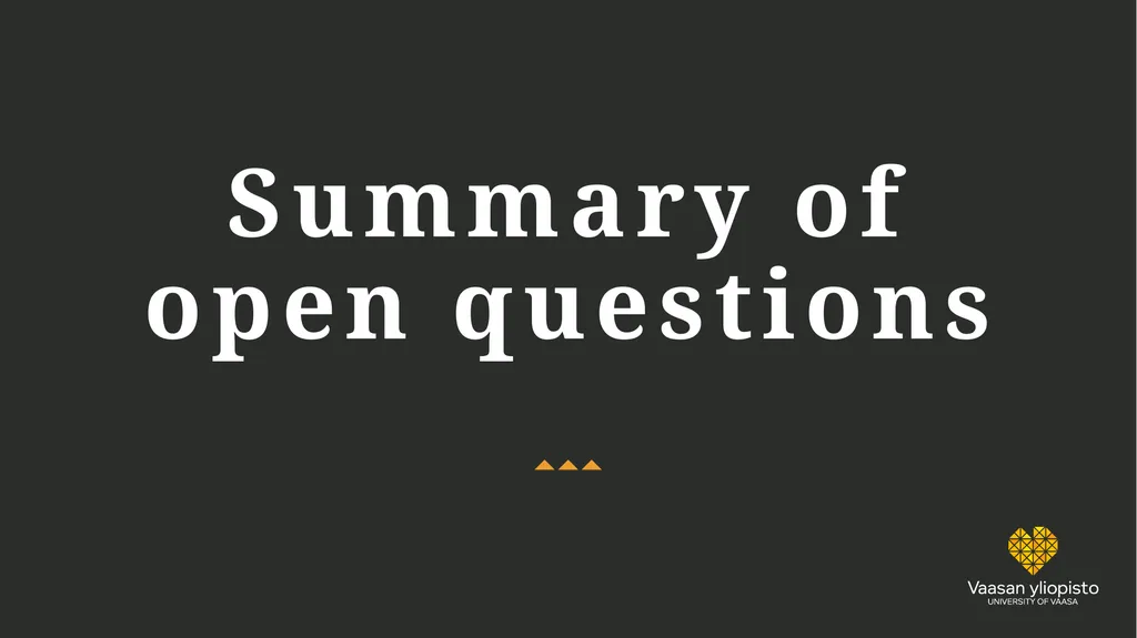 No compulsory questions, respondents have not - slide 10 of 15
