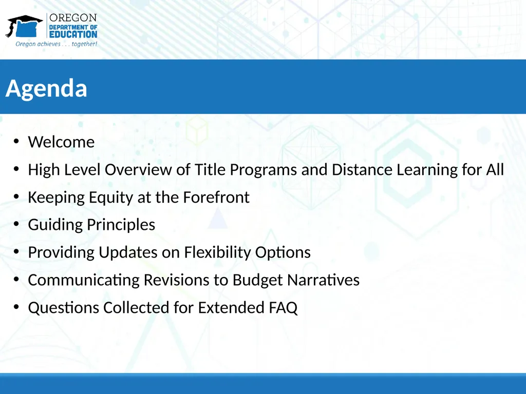 COVID-19 Update: Federal Programs Ensuring Care, - slide 2 of 38