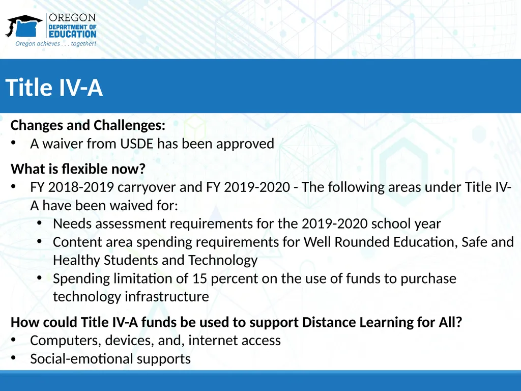 COVID-19 Update: Federal Programs Ensuring Care, - slide 24 of 38