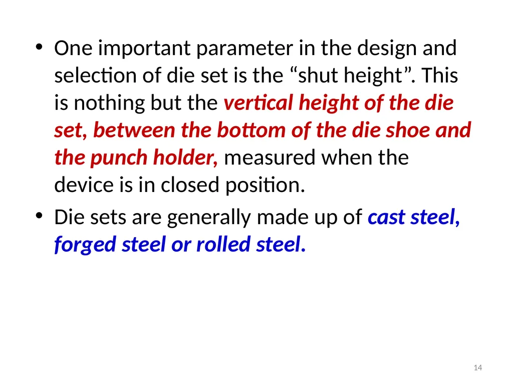 Introduction to Presses ‘Press Tools’ are special - slide 14 of 20