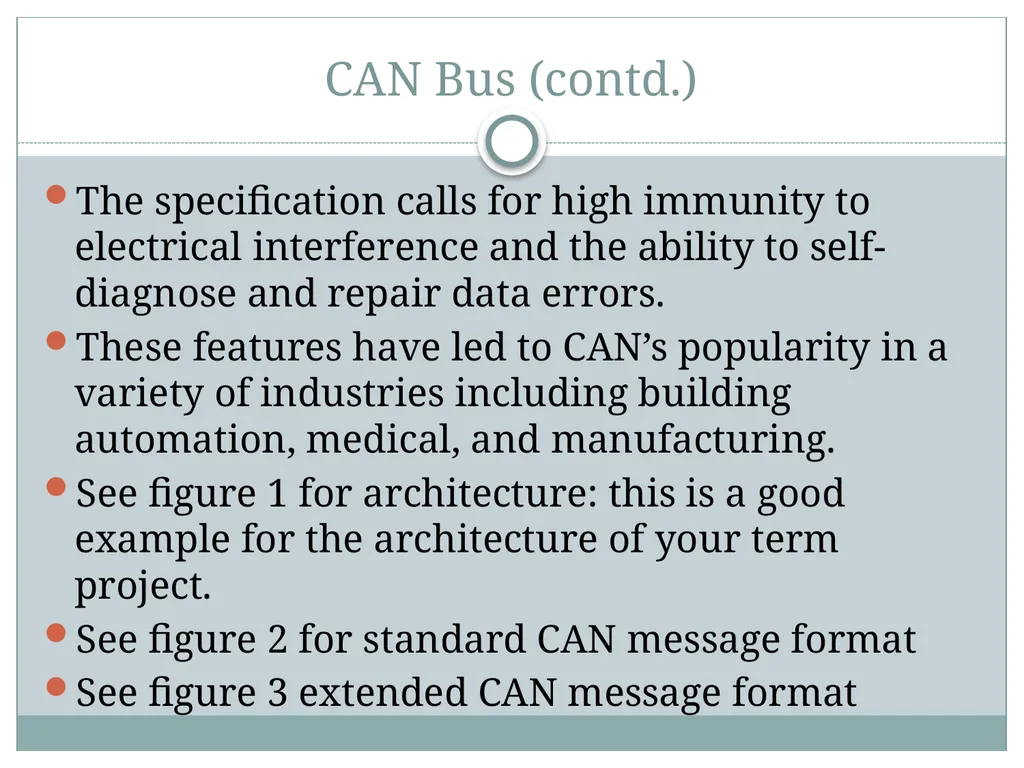 See the references Automotive Embedded System - slide 7 of 11