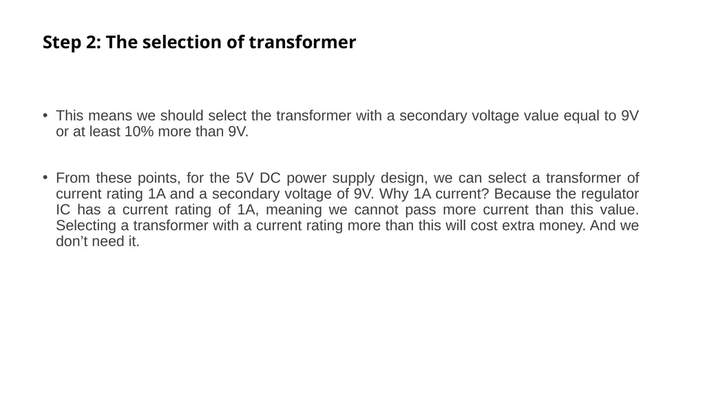5V power supply using IC 7805. 7805 is a 5V - slide 17 of 20
