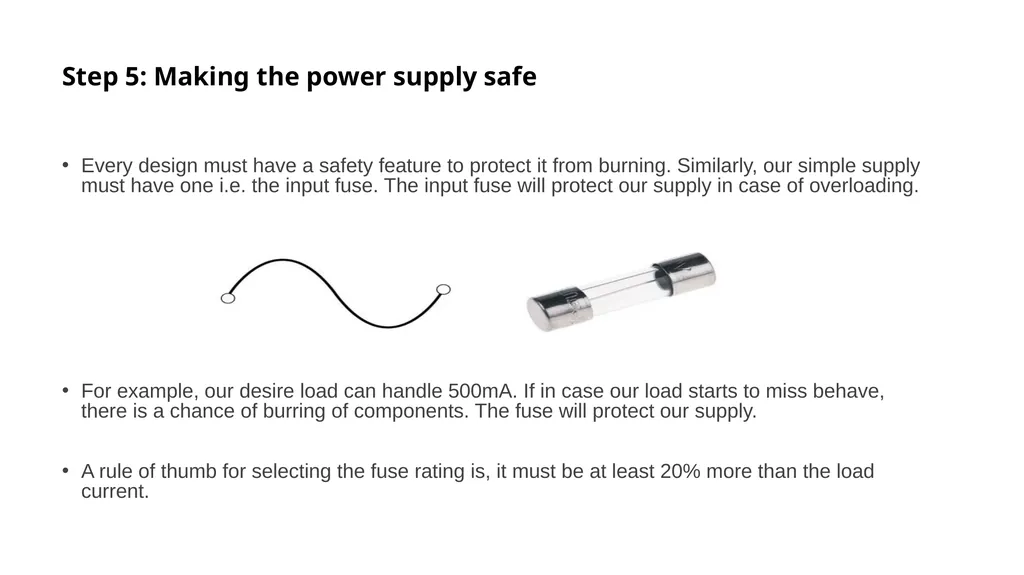 5V power supply using IC 7805. 7805 is a 5V - slide 20 of 20