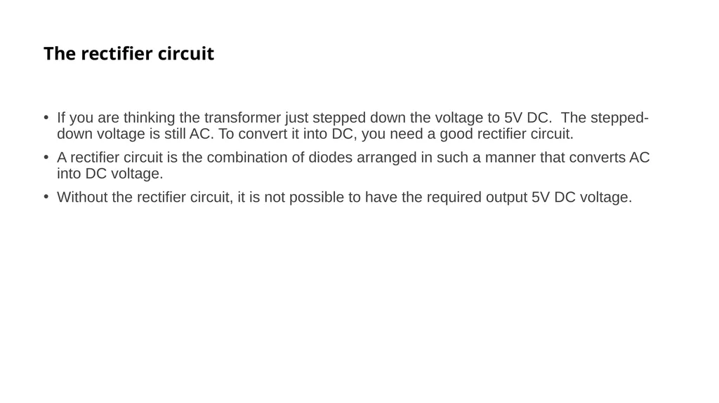 5V power supply using IC 7805. 7805 is a 5V - slide 6 of 20