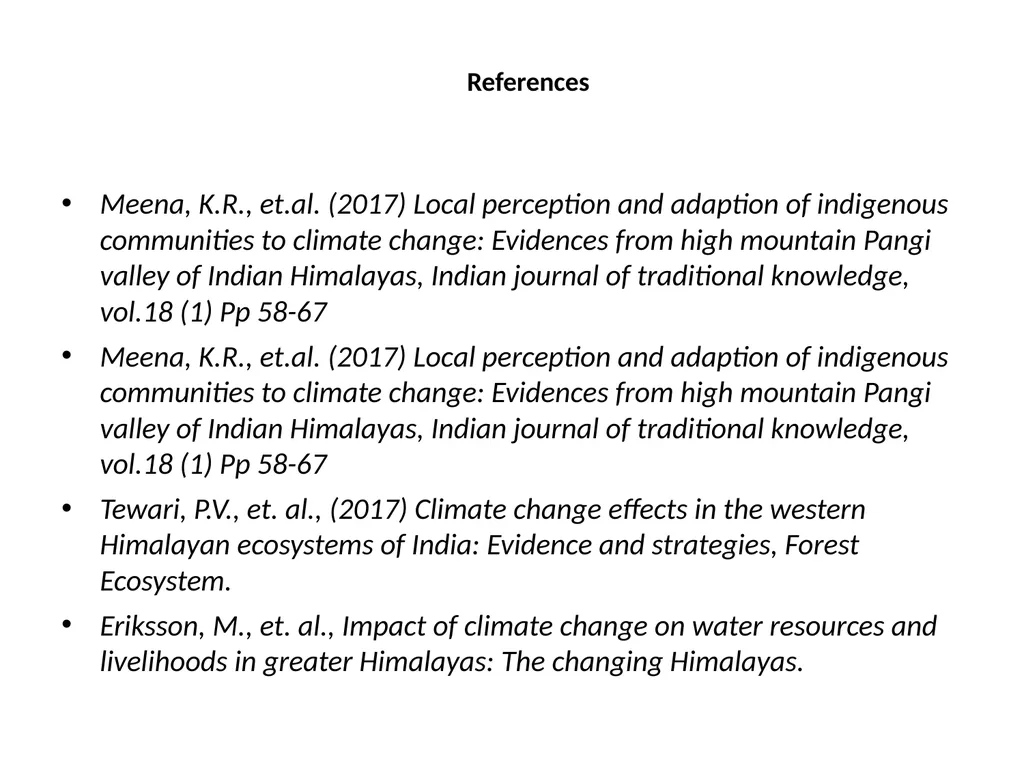 INTRODUCTION Climate change is now affecting every - slide 12 of 13