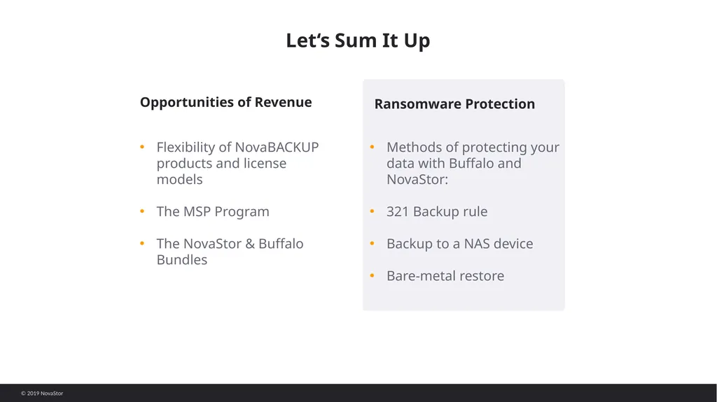 Optimizing Revenue in 2019 Take-Aways: Maximize - slide 7 of 9