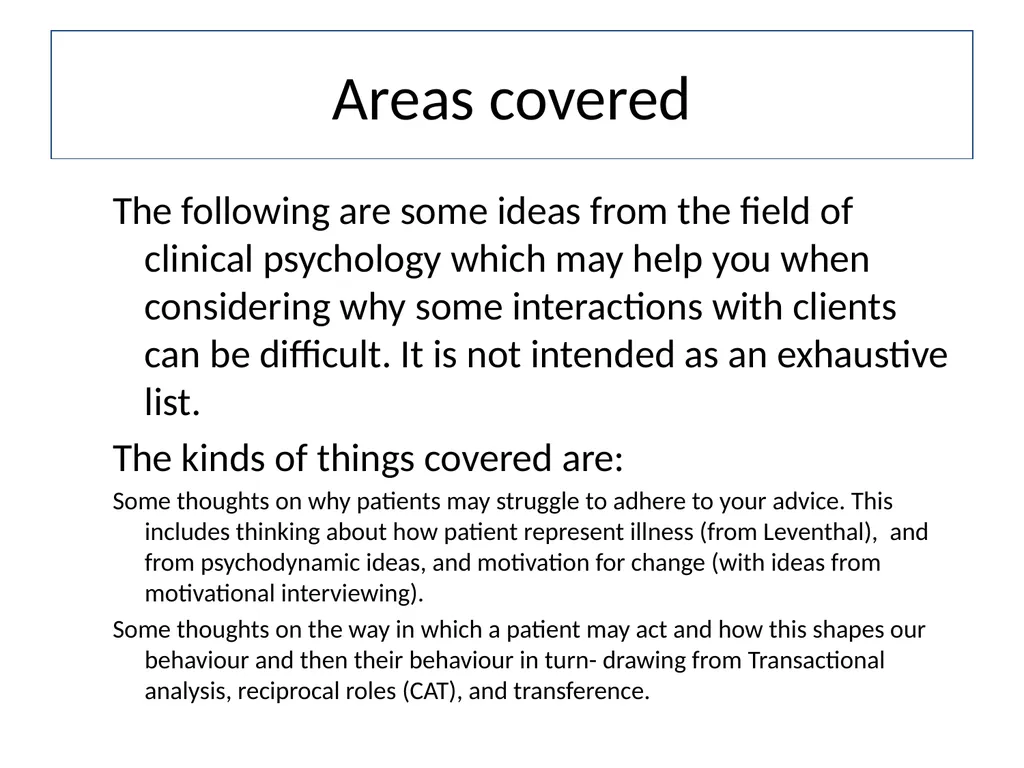 Dealing with challenging patients Communication - slide 17 of 36