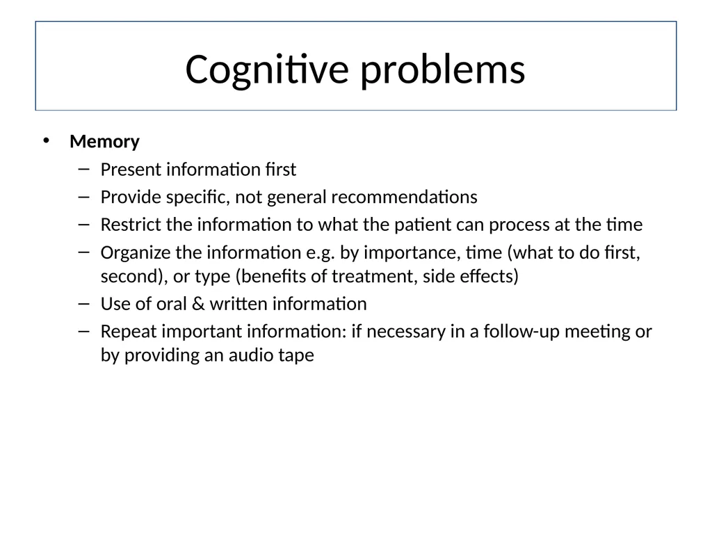 Dealing with challenging patients Communication - slide 28 of 36