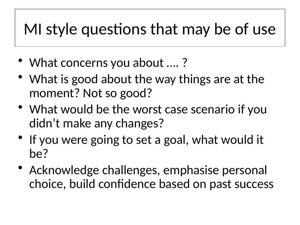 Dealing with challenging patients Communication - slide 27 of 36