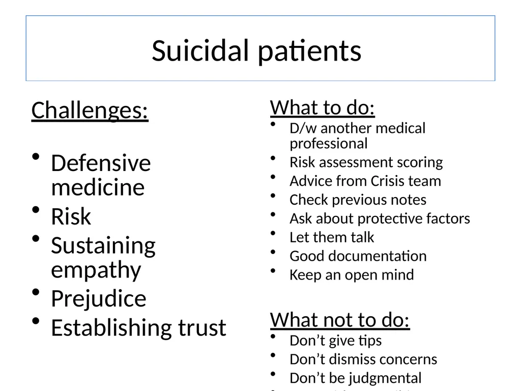 Dealing with challenging patients Communication - slide 9 of 36