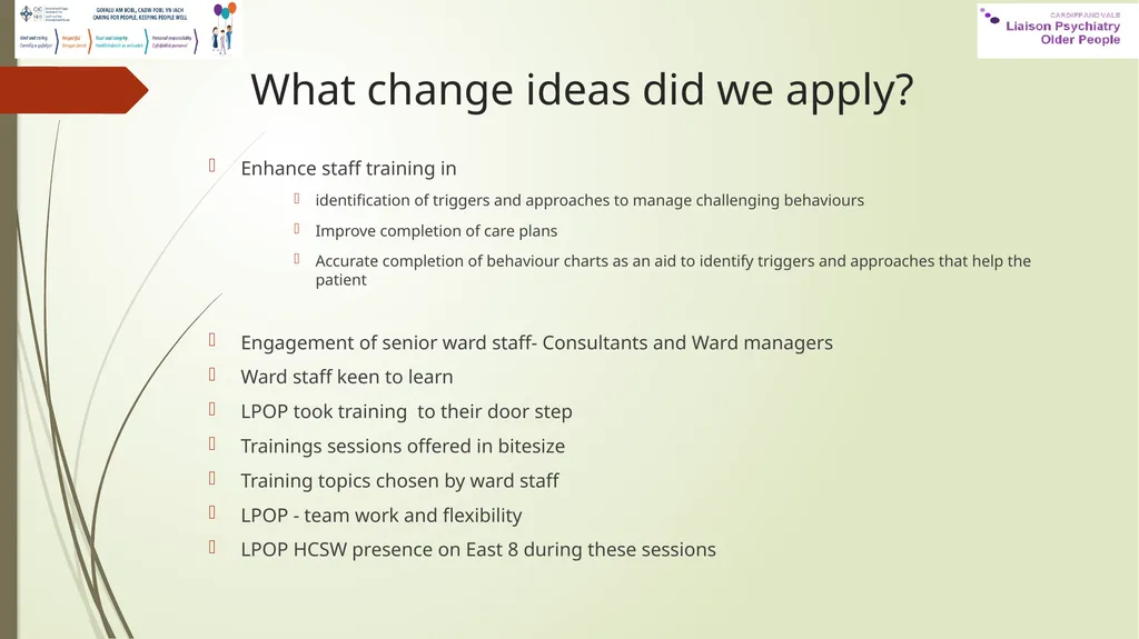 ‘Bite size teaching’ to improve dementia care on - slide 5 of 13
