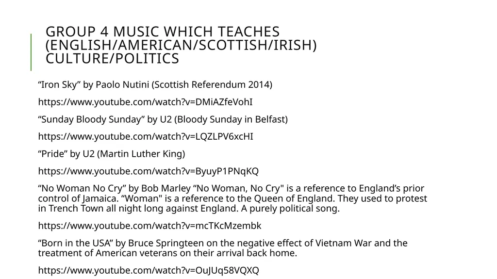 Using Music to Enhance Second Language - slide 10 of 27