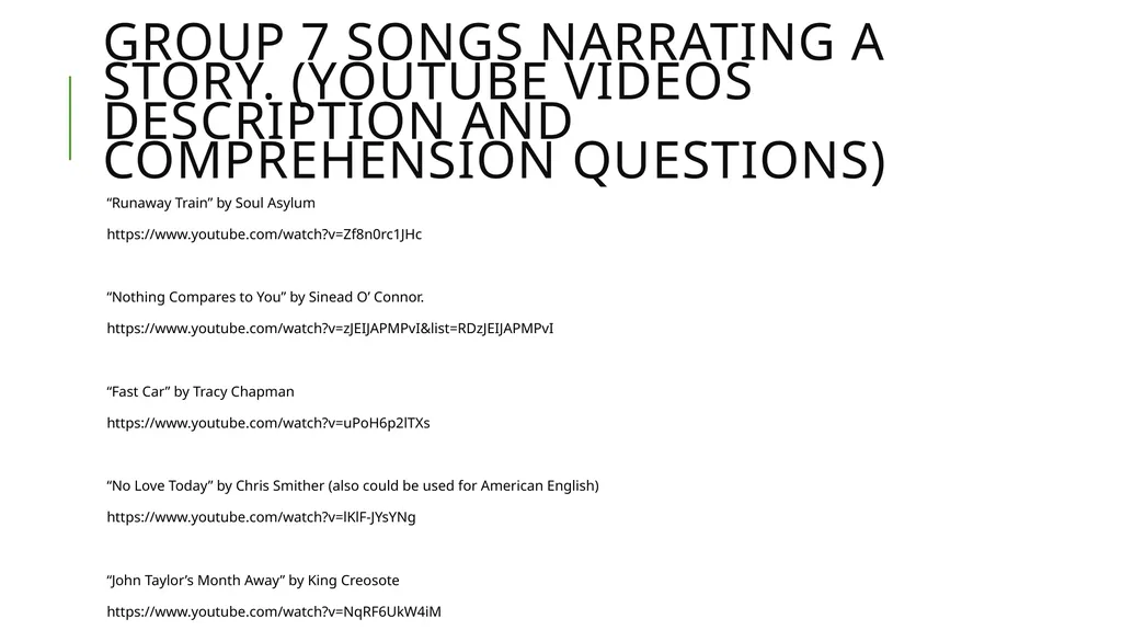 Using Music to Enhance Second Language - slide 16 of 27