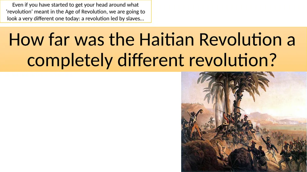 Starter: So far we have learned about the American - slide 2 of 8